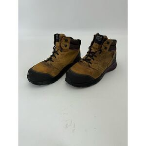 Timberland Women's Size 7 Pro Reaxion Composite Toe Work Boots Brown/Black